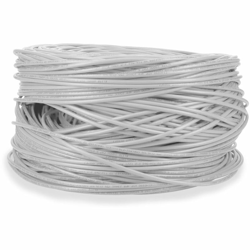 AddOn 1000ft Non-Terminated White CAT 6 Plenum-Rated Bulk Cable - Thumbnail 5
