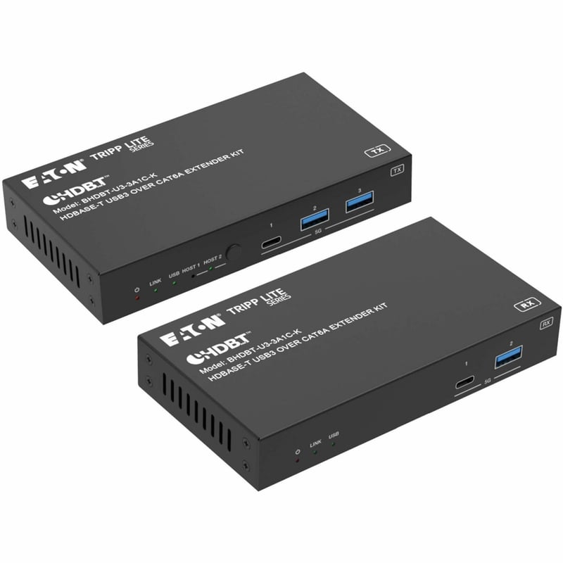 HDBASET-USB3 CAT6A EXTENDER KIT DUAL SWITCHING 7 PORTS POC 100M - Thumbnail 1