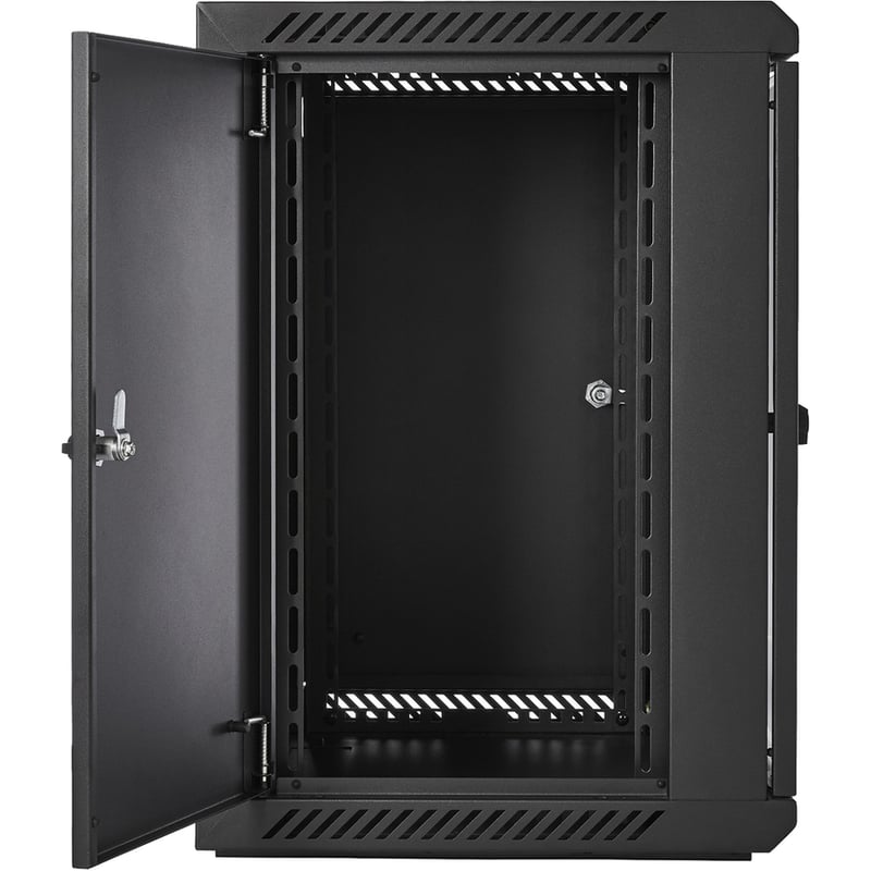 V7 12U Rack Wall Mount Glass Door Enclosure - Thumbnail 3