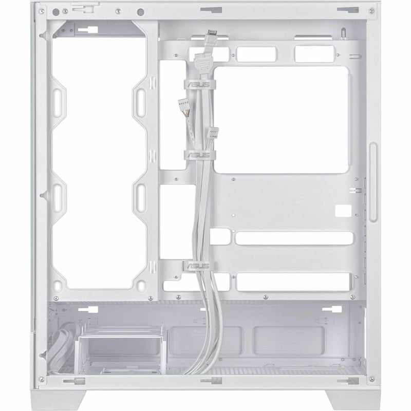 ASUS A31 WHITE ATX MID-TOWER GAMING CASE DUAL-SIDED TEMPERED - Thumbnail 3