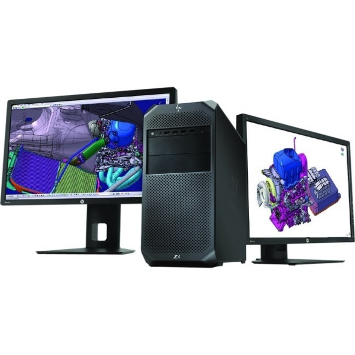 HP Z4 G4 Workstation - 1 x Intel Xeon W-2123 - 32 GB - 256 GB SSD - Mini-tower - Black - Thumbnail 4