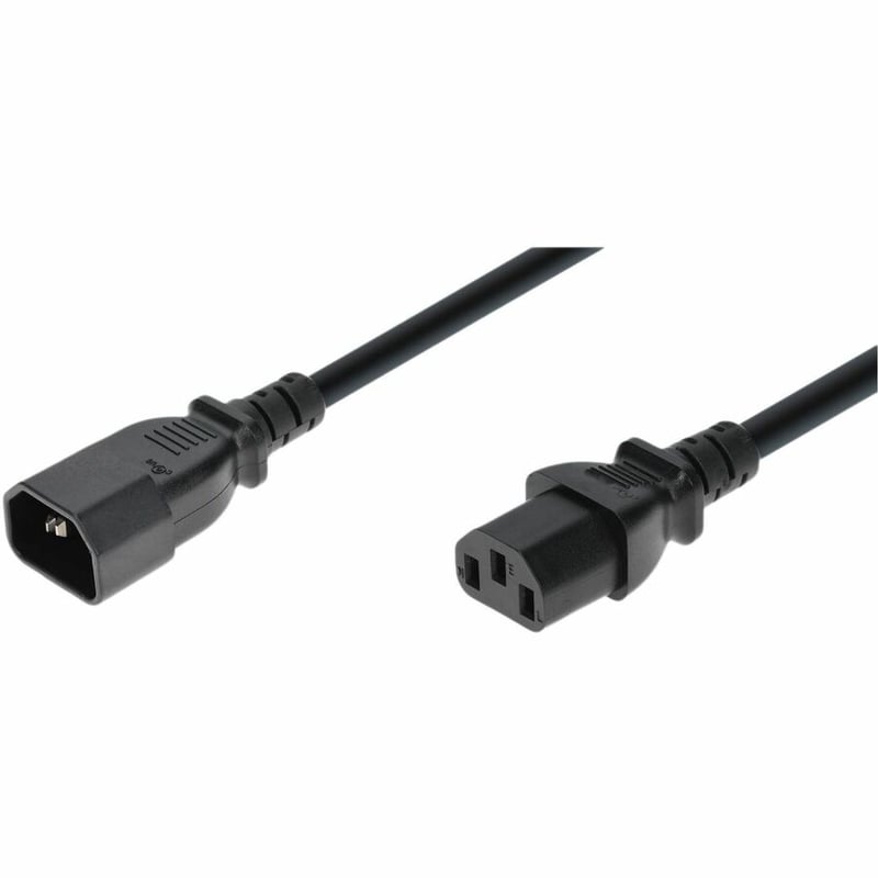 4FT C14 C13 18AWG BLK PWR CBL 250V AT 10A - Thumbnail 2