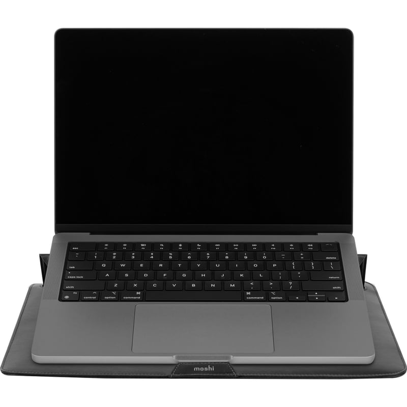 Moshi Muse Carrying Case (Sleeve) for 14" Notebook - Jet Black - Thumbnail 2