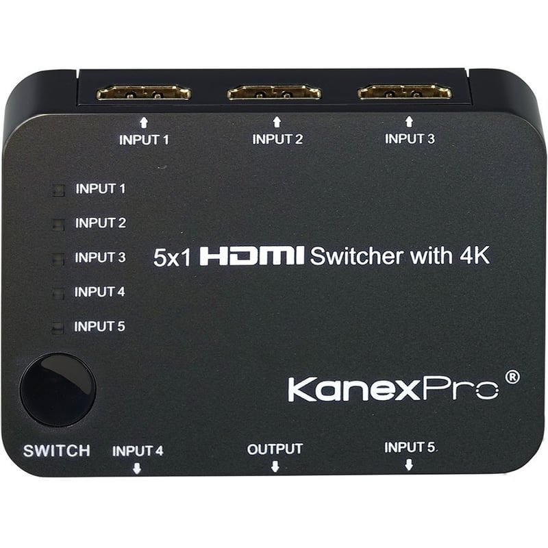 THE KANEXPRO 5X1 HDMI SWITCHER IS A COMP