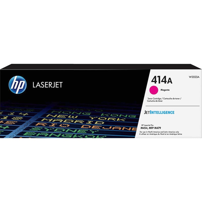 HP 414A (W2023A) Original Laser Toner Cartridge - Magenta - 1 Each - Thumbnail 1