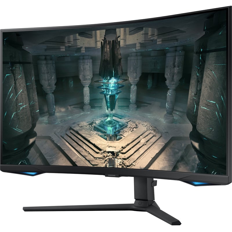 Samsung Odyssey G6 S27BG652EN 27" Class WQHD Curved Screen Smart Gaming LCD Monitor - 16:9 - Black - Thumbnail 1