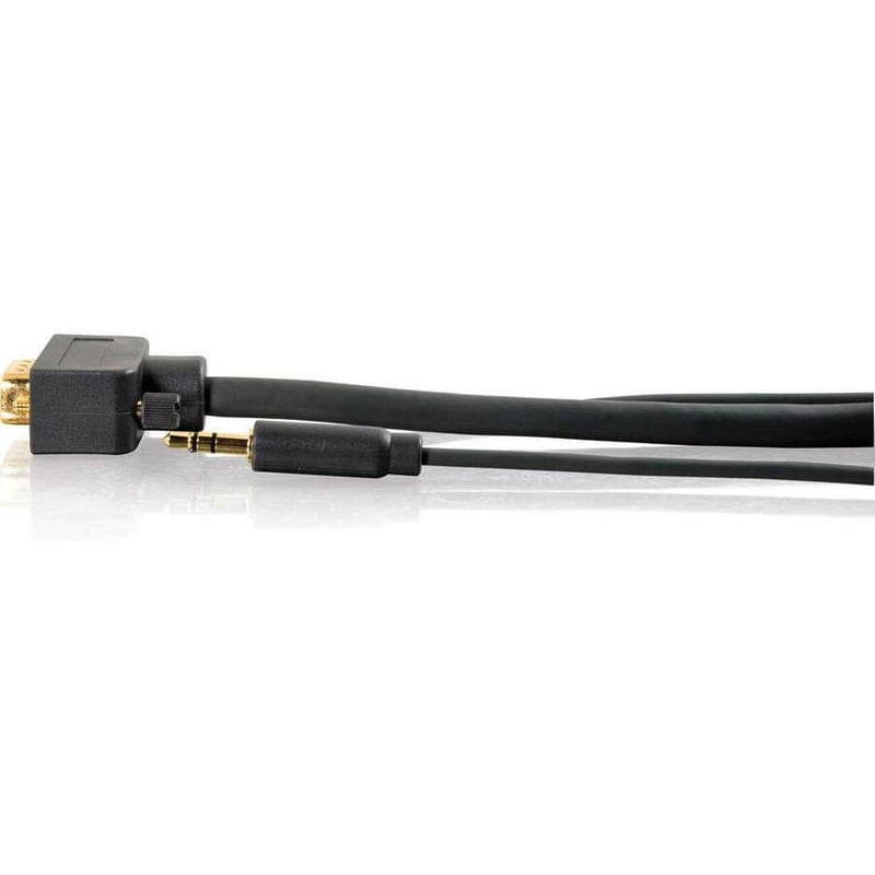 C2G 12ft Flexima VGA + 3.5mm A/V Cable M/M - In-Wall CL3-Rated - VGA Cable - Thumbnail 4