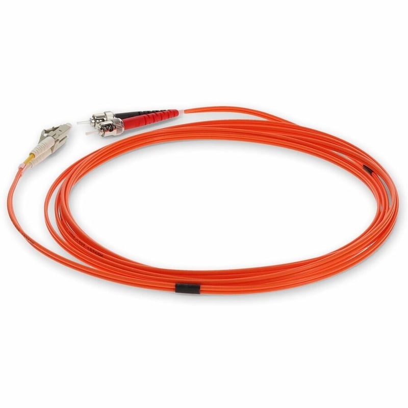 AddOn 4m ST to LC Orange OM2 Duplex OFNR (Riser-Rated) TAA Fiber Patch Cable - Thumbnail 3