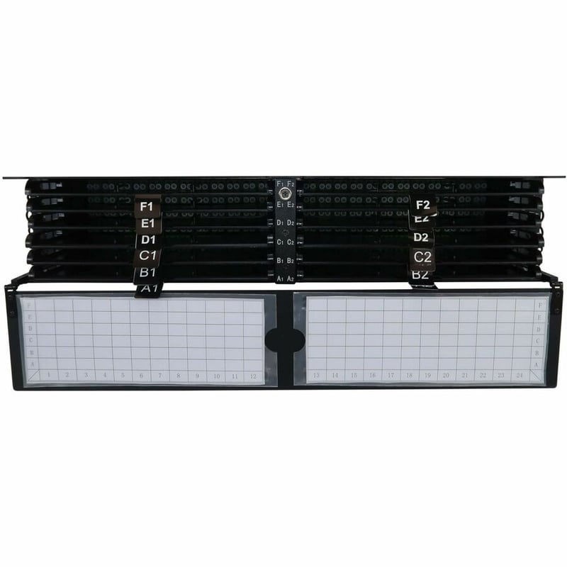 HIGH-DENSITY PANEL FIBER SPLICE ENCLOSURE 12 SPLICING CASSETTES 2U - Thumbnail 4
