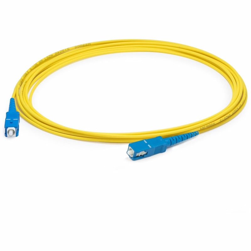 AddOn 75m SC to SC Yellow OS2 Simplex LSZH SMF Fiber Patch Cable