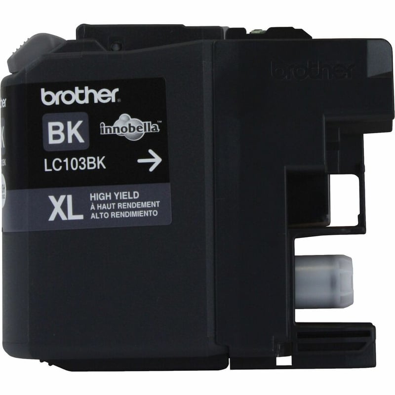Brother Genuine Innobella LC103BK High Yield Black Ink Cartridge - Thumbnail 2