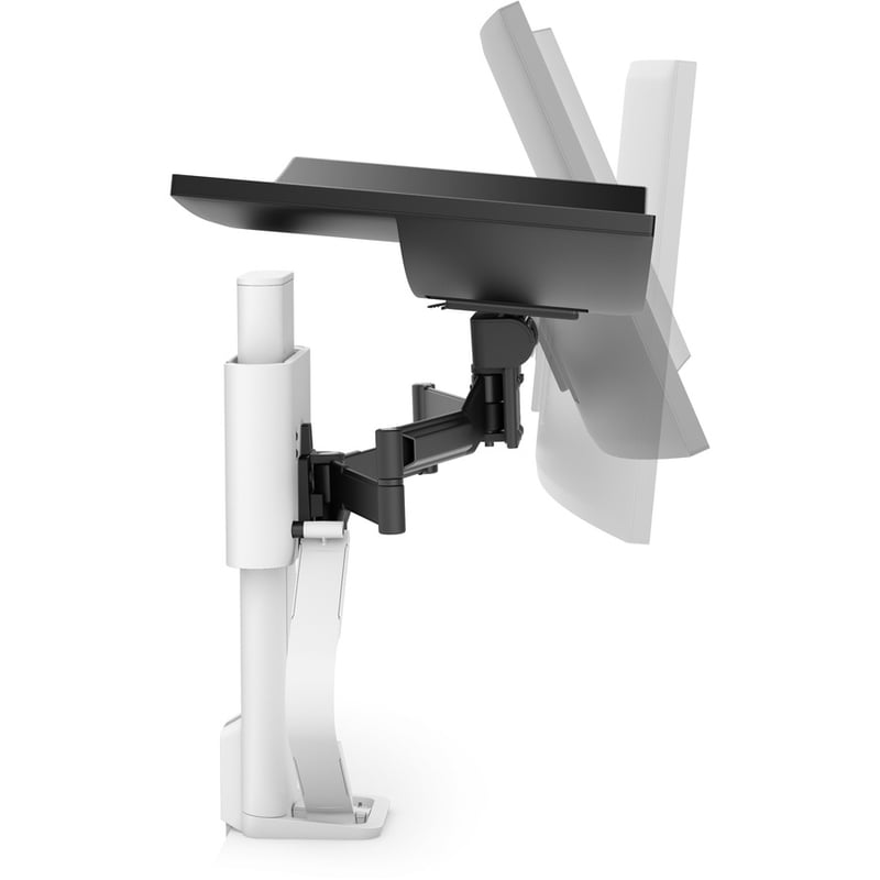 Ergotron TRACE Desk Mount for Monitor, LCD Display - White - Thumbnail 5