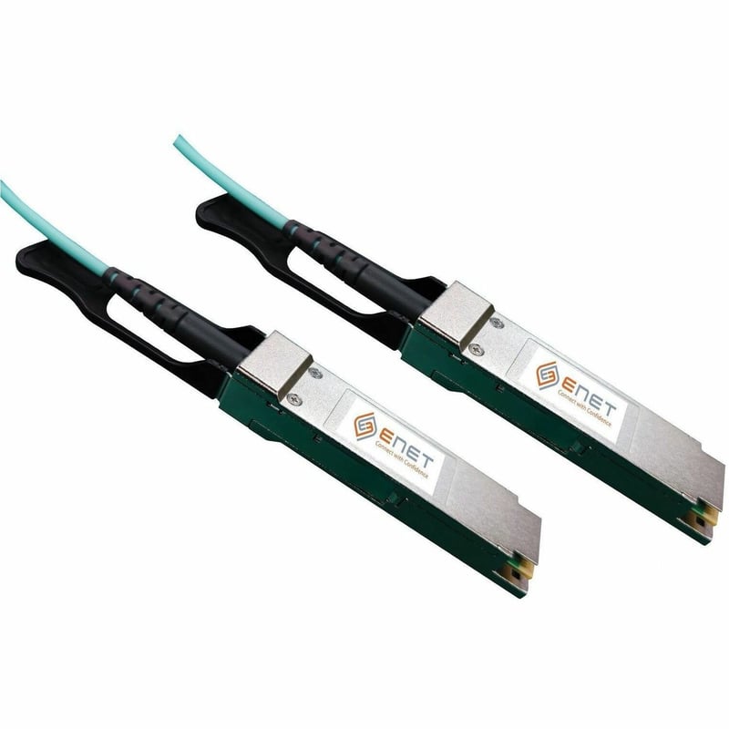NVIDIA Mellanox MFS1S00-V100E Compatible TAA Compliant 200GBASE-AOC QSFP56 Active Optical Cable 850nm 100m (32.08 ft) OM3 LSZH