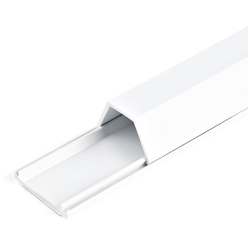 StarTech.com 6 ft 2 Piece Cable Raceway Duct - White - Thumbnail 3