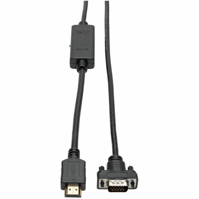 Eaton Tripp Lite Series HDMI to VGA Active Adapter Cable (HDMI to Low-Profile HD15 M/M), 10 ft. (3.1 m) - Thumbnail 1