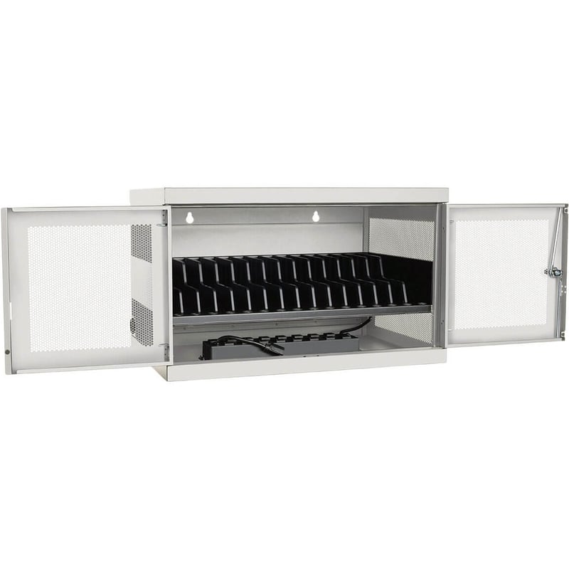 Tripp Lite by Eaton Multi-Device Charging Station 16 AC Outlets Chromebooks and Laptops White - Thumbnail 1