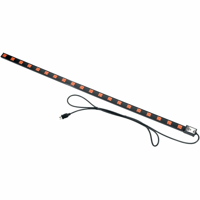 Middle Atlantic PDT Low Profile Vertical Power Strip - 20 Amp, 20 Outlet PDU - TwistLock Plug - No Surge Protection