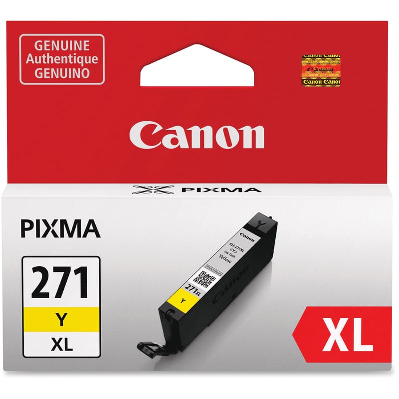 Canon CLI-271XL Y Original Ink Cartridge - Thumbnail 1