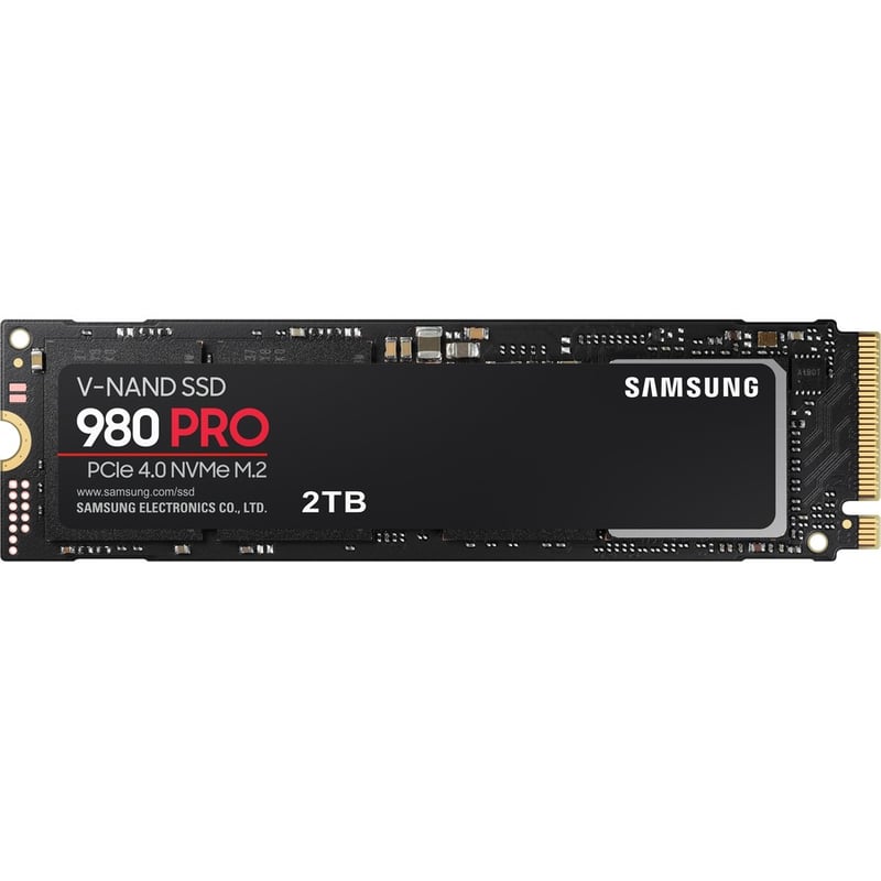 Samsung 980 PRO MZ-V8P2T0BW 2 TB Solid State Drive - M.2 2280 Internal - PCI Express NVMe (PCI Express NVMe 4.0 x4) - Black - Thumbnail 3