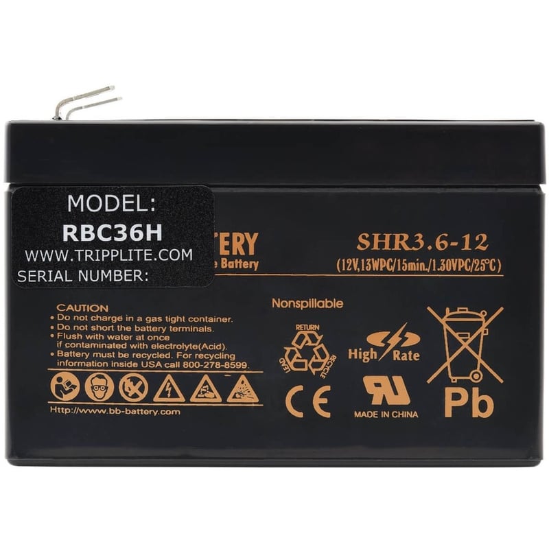 Tripp Lite by Eaton UPS Replacement Battery Cartridge for Select AVR550U/AVRX550U UPS Systems 12V - Thumbnail 4