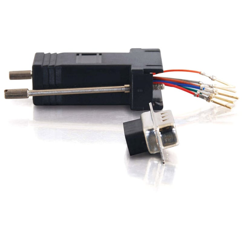 MODULAR ADAPTER - RJ-45 LEFT CONNECTOR - FEMALE LEFT GENDER - DB9 RIGHT CONNECTO - Thumbnail 3