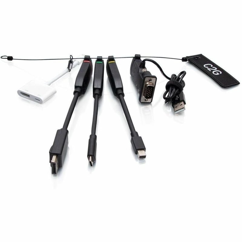 C2G Universal 4KHDMI Dongle AdapterRing with Color Coded Mini DisplayPort - Thumbnail 3