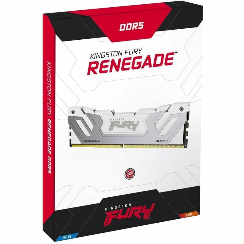 48GB 8400MT/S DDR5 CL40 CUDIMM (KIT OF 2) FURY RENEGADE WHITE XMP - Thumbnail 3
