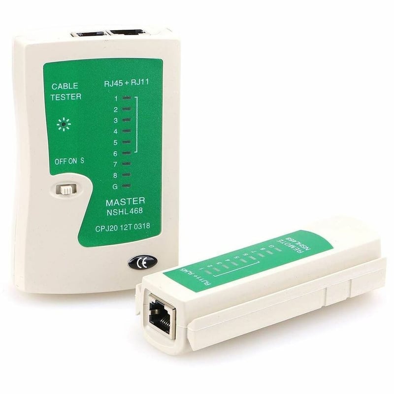 4XEM RJ45/RJ11 Network Cable Tester Cable configuration Network Tester - Thumbnail 1