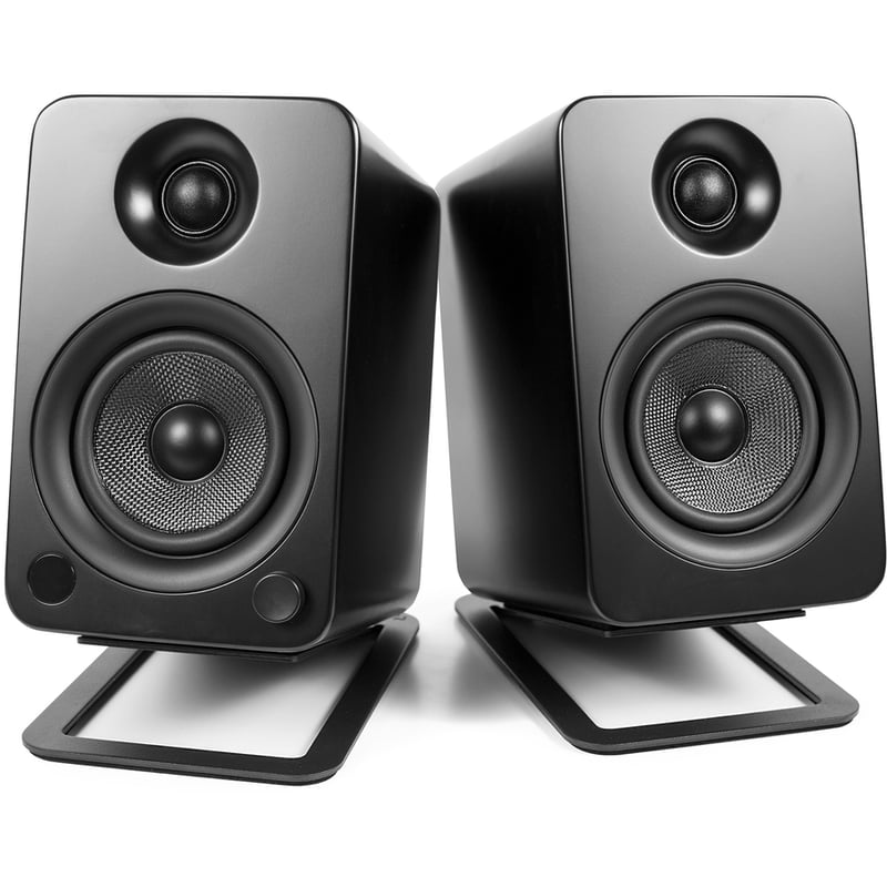 Kanto S4 Desktop Speaker Stands for Midsize Speakers, Black - Thumbnail 4