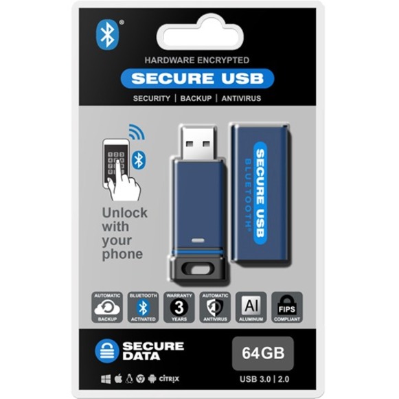 SECUREDATA BT 64GB USB WIRELESS UNLOCK - Thumbnail 4