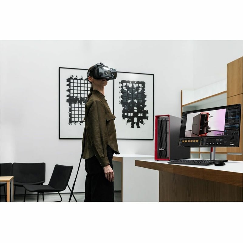 Lenovo ThinkStation P5 30GA004JUS Workstation - 1 Xeon w3-2425 - vPro Technology - 32 GB - 1 TB SSD