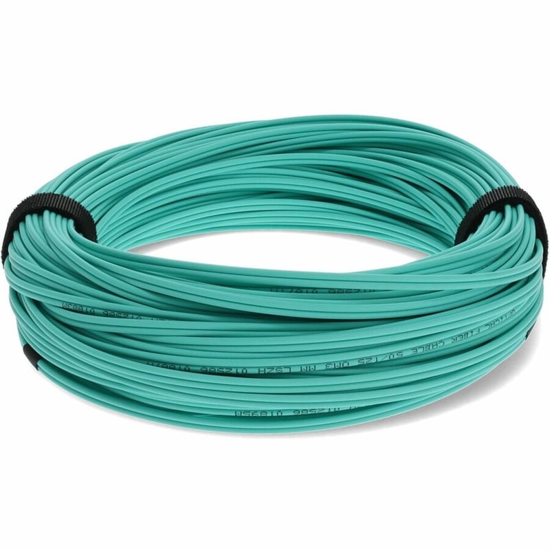 AddOn 30m SC to SC Aqua OM3 Duplex OFNR (Riser-Rated) Fiber Patch Cable - Thumbnail 4