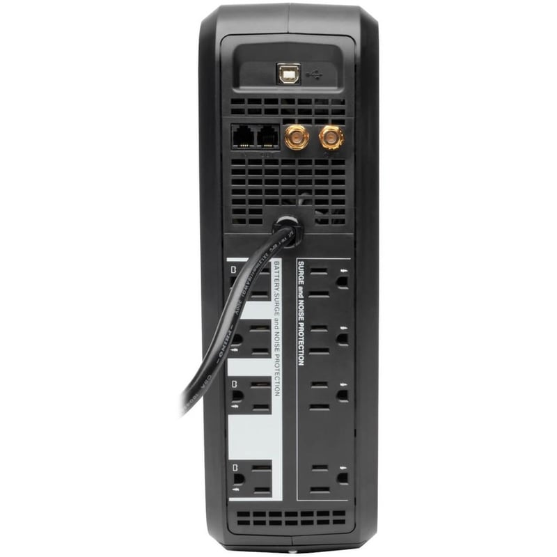 Tripp Lite by Eaton UPS SmartPro LCD 120V 1000VA 500W Line-Interactive UPS AVR Tower USB TEL/DSL/Coax Protection 8 Outlets - Thumbnail 3