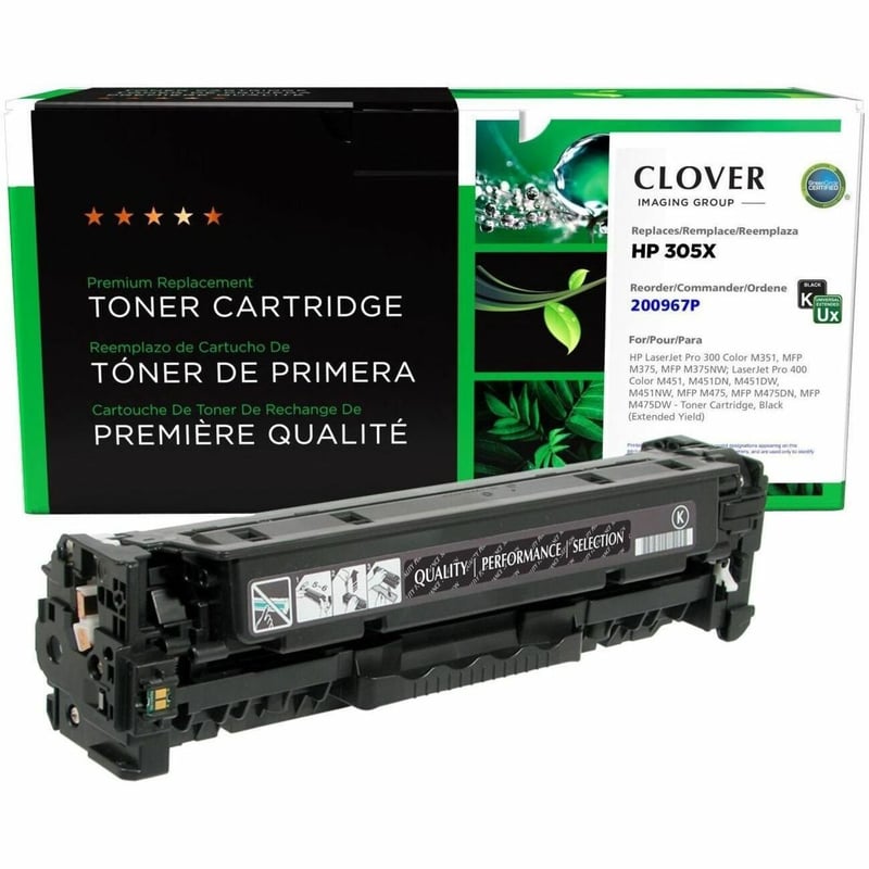 Clover Imaging Remanufactured Extended Yield Black Toner Cartridge for HP CE410X - Thumbnail 1