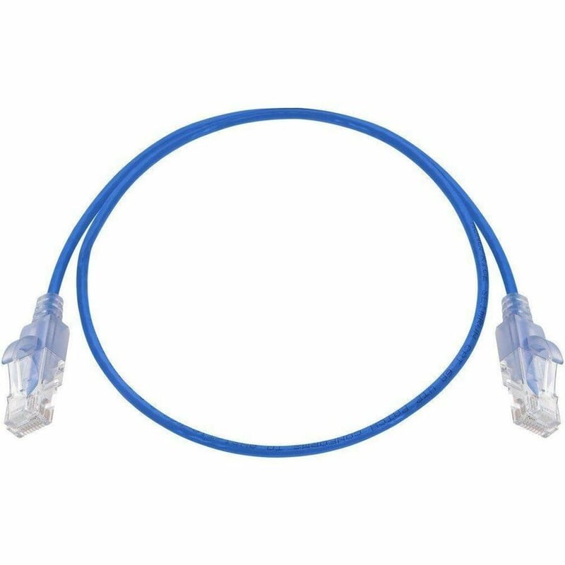 MONOPRICE SLIMRUN CAT6A ETHERNET PATCH CABLE - SNAGLESS RJ45_ UTP_ PURE BARE COP - Thumbnail 4