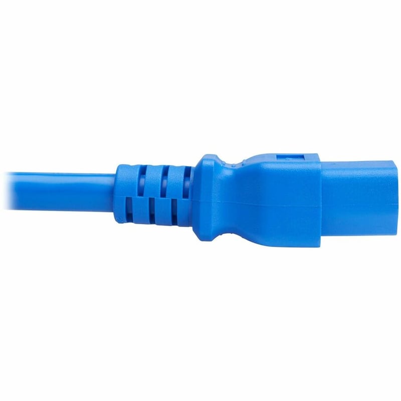 POWER CORD C20 C21 HEAVY-DUTY 20A 250V 12 AWG 3FT BLUE - Thumbnail 5