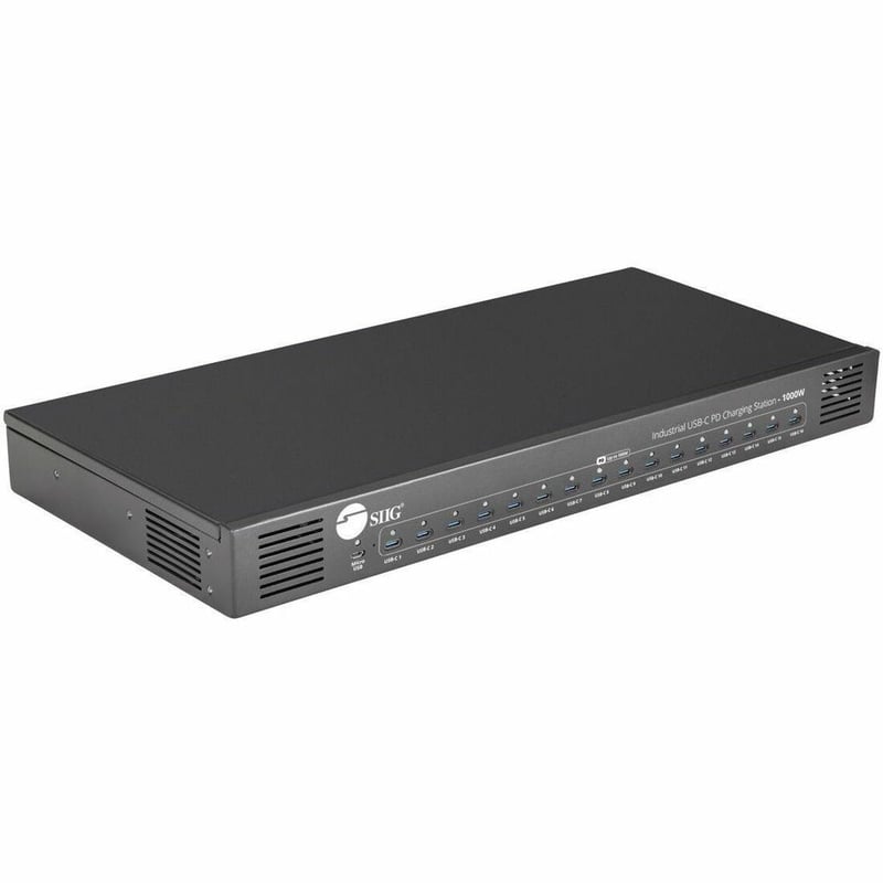 SIIG 16-PORT INDUSTRIAL USB-C PD CHARGING STATION 1000W - Thumbnail 1
