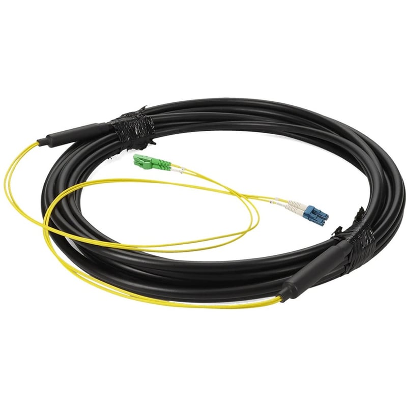 AddOn 5m LC to LC Black OS2 Simplex OFNR (Riser-Rated) SMF Fiber Outdoor Patch Cable - Thumbnail 5