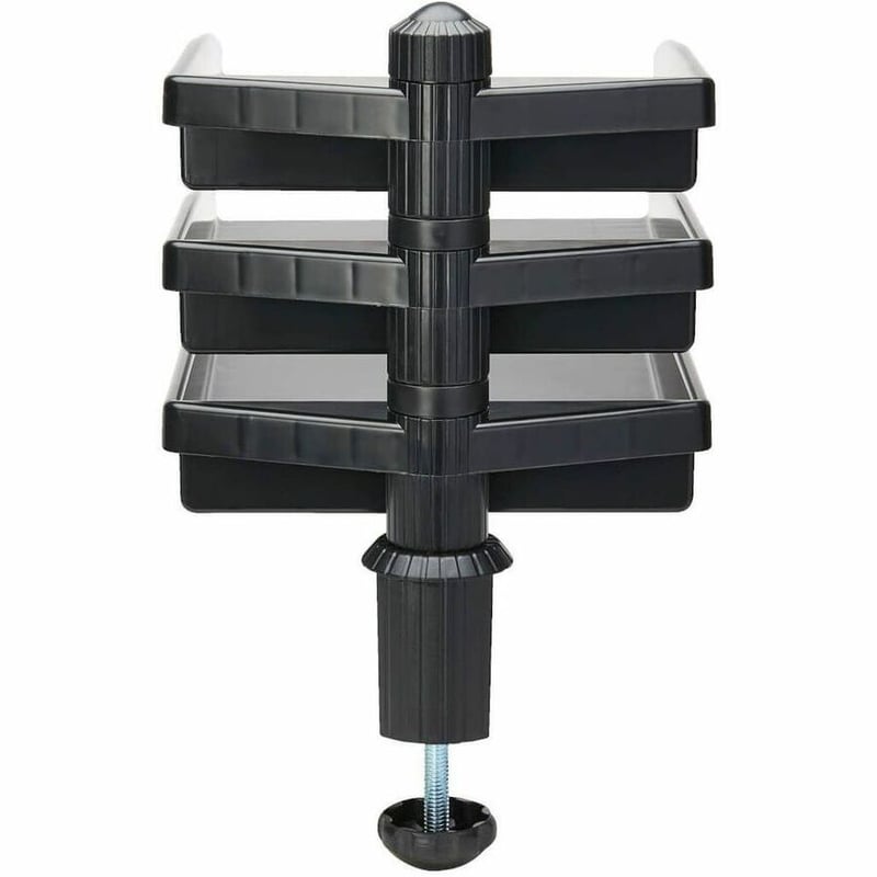 Tripp Lite by Eaton 3-Tray Document Holder with Desktop Clamp Swivel - TAA - Thumbnail 2