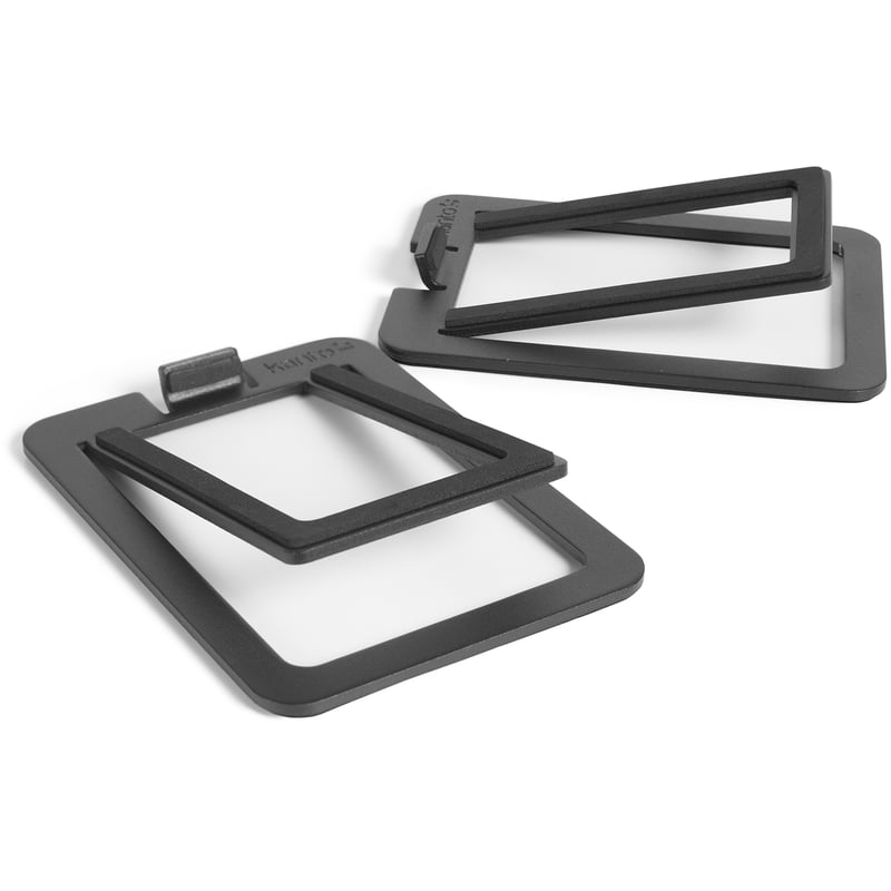 Kanto S2 Desktop Speaker Stands for Small Speakers, Black - Thumbnail 1