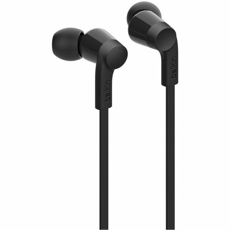 USB-C EARBUDS W/ ADJUSTABLE VOLUME LIMITER BLACK RETAIL BOX - Thumbnail 2