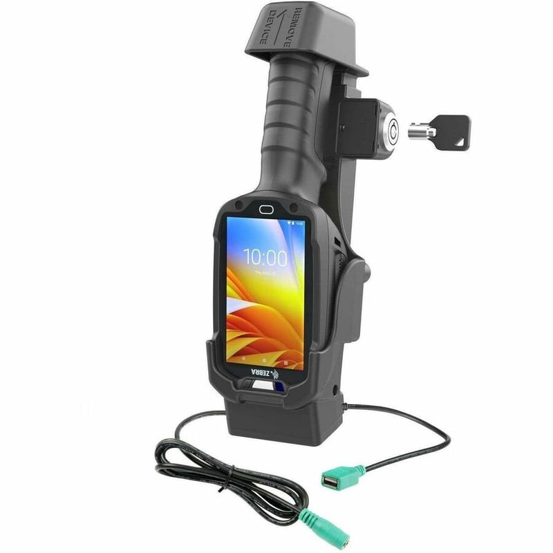 RAM Mounts Locking Powered Dock + Single USB-A for Zebra TC8300 - Thumbnail 3