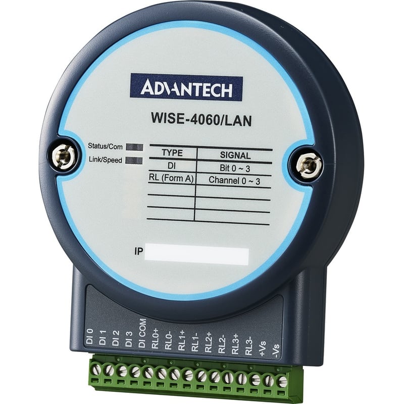 Advantech 4-ch Digital Input and 4-ch Relay Output IoT Ethernet I/O Module - Thumbnail 3