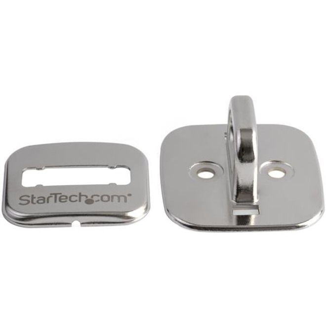 StarTech.com Laptop Cable Lock Anchor - Zinc Alloy - Computer Security Cable Anchor - Desk Mount Security Anchor Point - Screw-On Cable Lock Anchor - Thumbnail 4