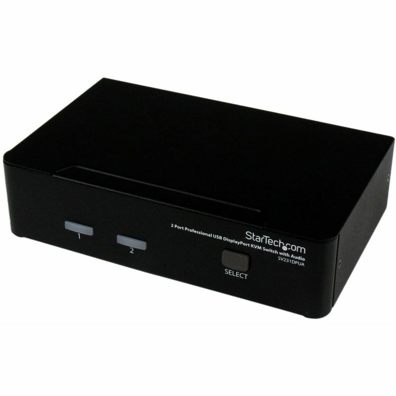 StarTech.com 2 Port USB DisplayPort KVM Switch with Audio - Thumbnail 1