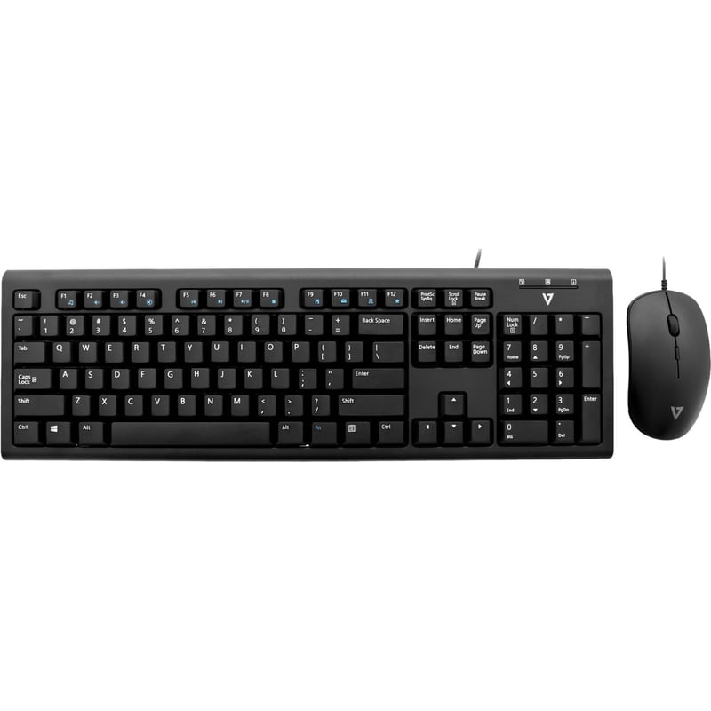 V7 Wired Keyboard and Mouse Combo - Thumbnail 1