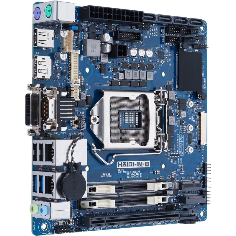 Asus H310I-IM-B Desktop Motherboard - Intel H310 Chipset - Socket H4 LGA-1151 - Mini ITX - Thumbnail 1