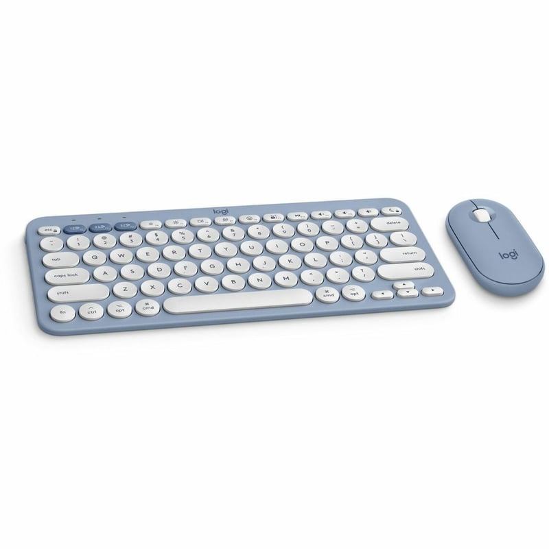 Logitech Pebble 2 Combo for Mac Wireless Keyboard and Mouse - Thumbnail 1