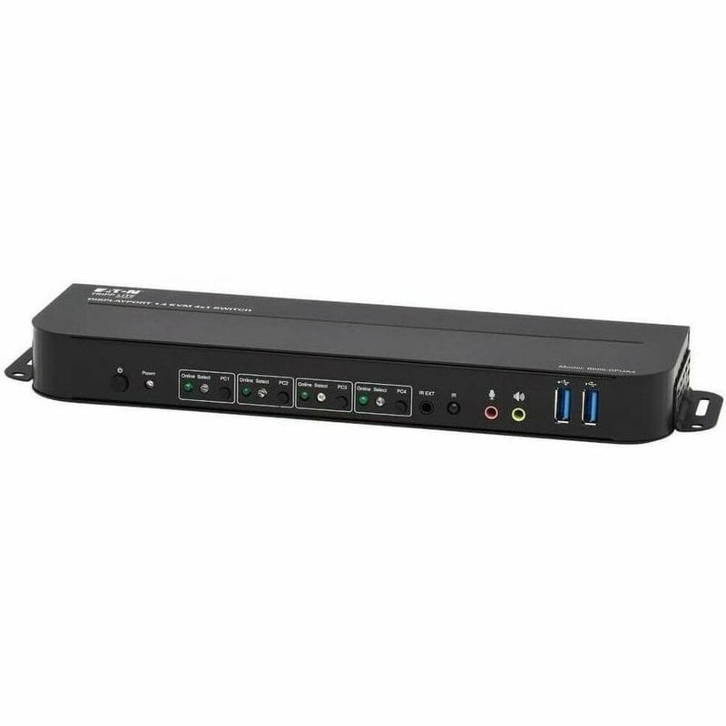 Tripp Lite by Eaton 4-Port DisplayPort/USB KVM Switch - 4K 60 Hz HDR HDCP 2.2 IR DP 1.4 USB Sharing - Thumbnail 1