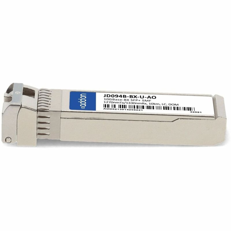AddOn HP JD094B Compatible TAA Compliant 10GBase-BX SFP+ Transceiver (SMF, 1270nmTx/1330nmRx, 10km, LC, DOM) - Thumbnail 2